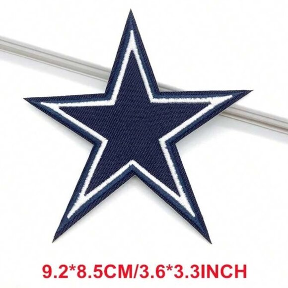 No Brand Accessories Dallas Cowboys Iron On Patch Set Of 9 Patch